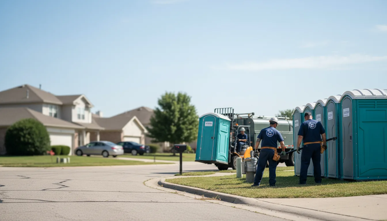 Porta Potty Rental in New Deal, TX near me